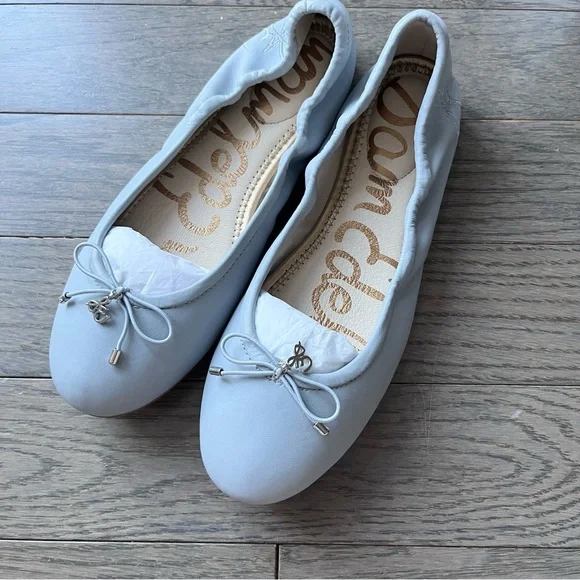 NIB Sam Edelman Felicia Ballet Flat porcelain blue size 7.5 - Picture 2 of 3
